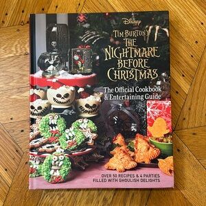 Disneys Nightmare Before Christmas Hard Cover Cookbook Jack Skellington
